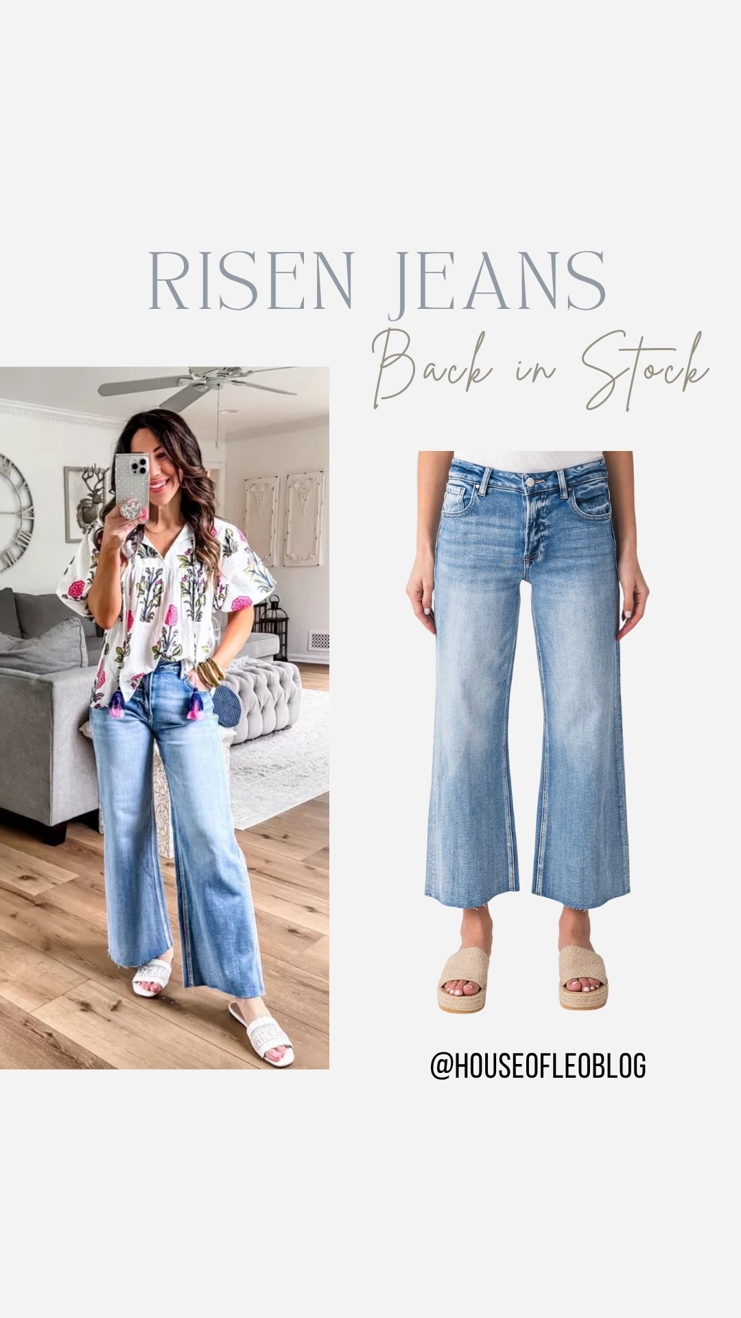Wearing 25 risen jeans

#LTKOver40 #LTKPetite