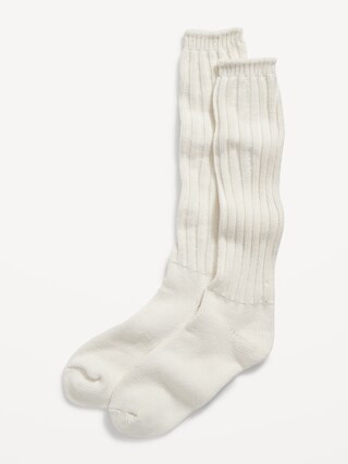 Slouchy Rib-Knit Boot Socks for Women | Old Navy (CA)