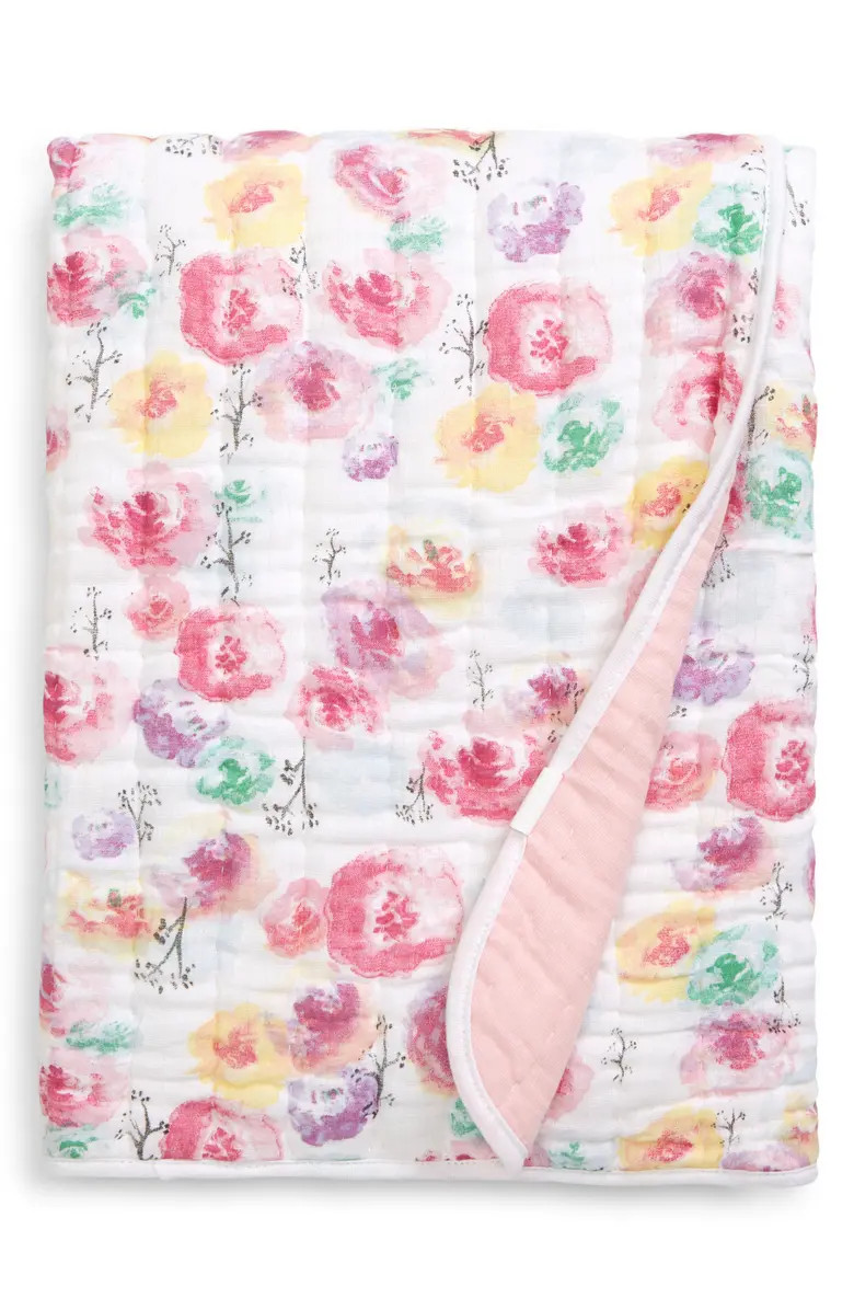 Organic Cotton Reversible Receiving Blanket | Nordstrom