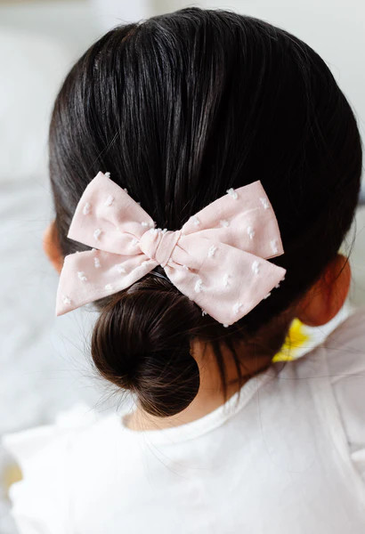 Soft Pink Swiss Dot Poppy | Little Poppy Co