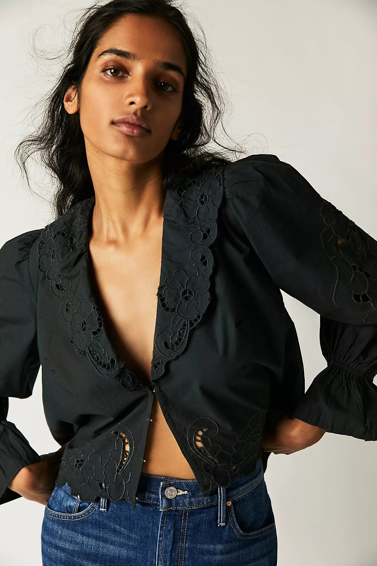 Maisie Cutwork Top | Free People (Global - UK&FR Excluded)