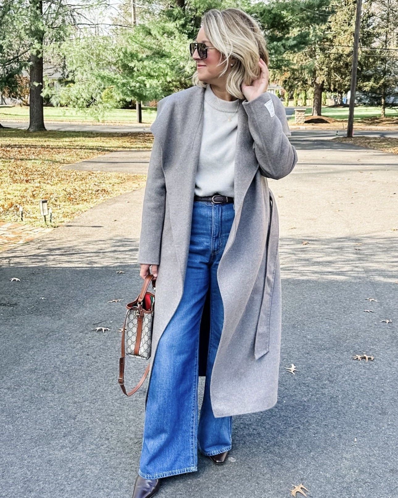 Weekly best sellers! 
SIZING:
Medium wrap coat and all tops EXCEPT the oatmeal colored boatneck (closeup) and chocolate V-Neck sweater; those are a large for extra slouch. SMALL black cardigan. 
Tts 29 jeans in regular length
29 black jeans in 26” length 
Trousers are 10 regular

#LTKOver40 #LTKootd #LTKvlog