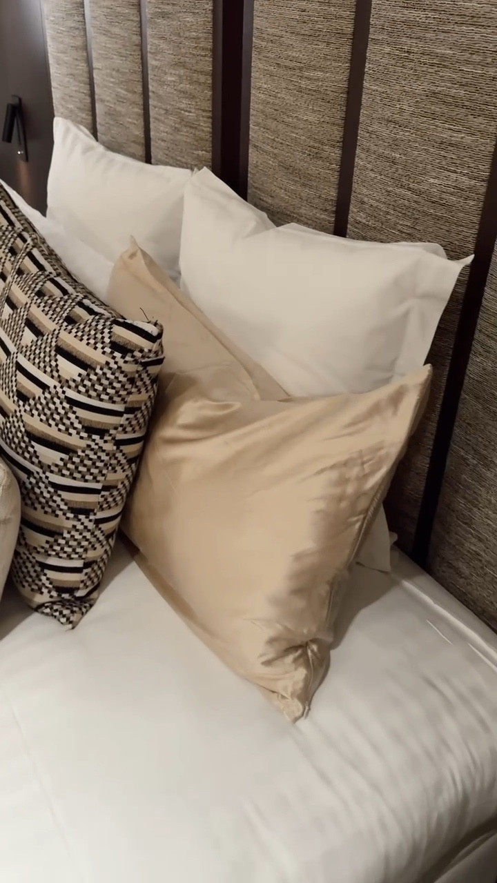 Anyone else feel guilty being a side sleeper? I love this silk pillow case, I use one at home and love this one for travel! 
StylinByAylin, Aylin #travel #travelhacks #amazon

#LTKselfcare #LTKBeauty #LTKTravel
