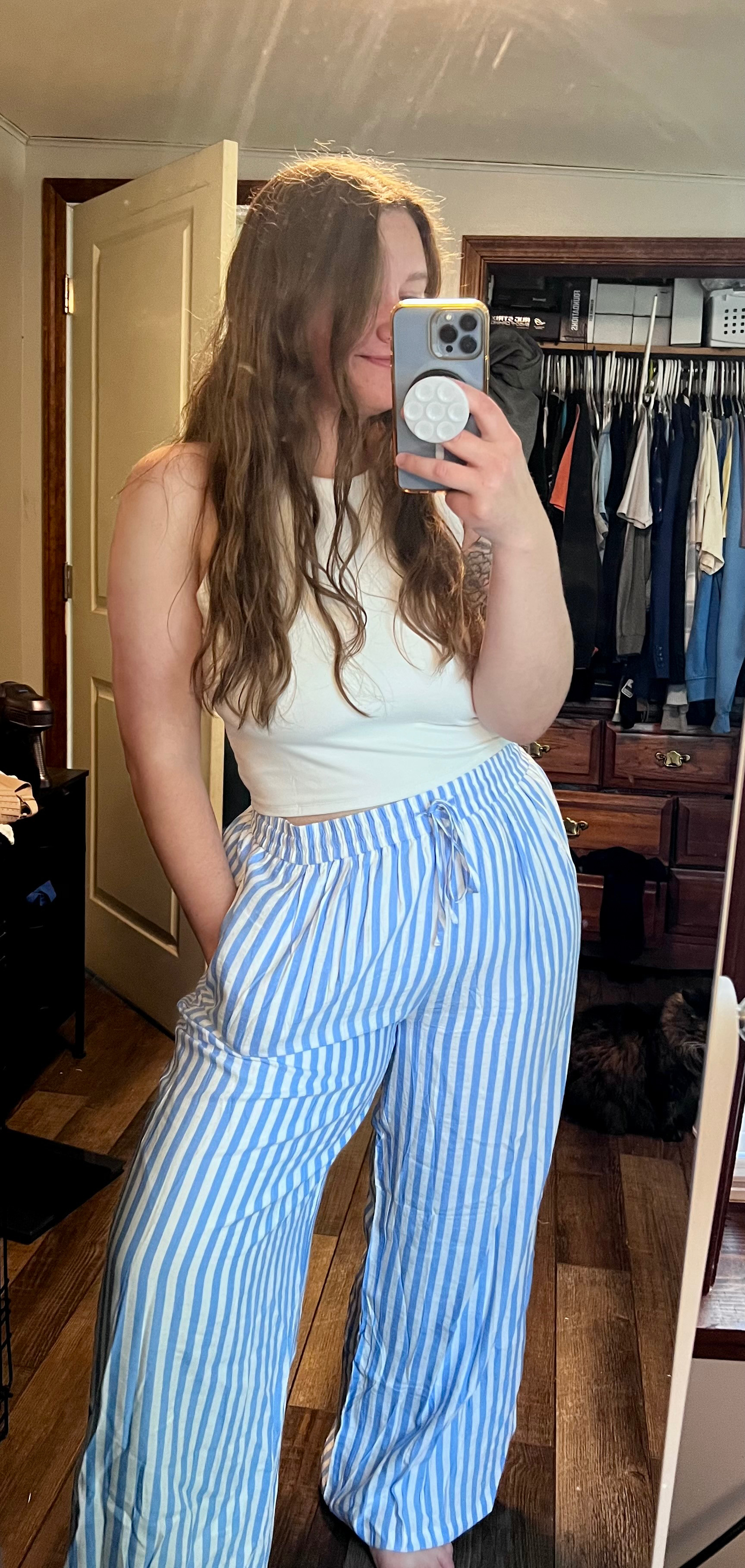 YOU GUYS!!!!!!!!!! 😱😱😱 I thought I would FOR SURE be returning this after I ordered it, but OMG!!!! I am obsessed with this outfit and it makes me feel so comfortable and confident 🥹🥰 

 #LTKgrwm #LTKootd #LTKmomlife