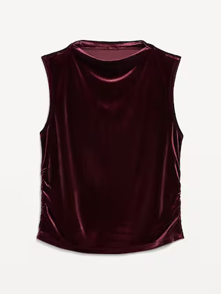 Mock-Neck Velvet Top | Old Navy (US)