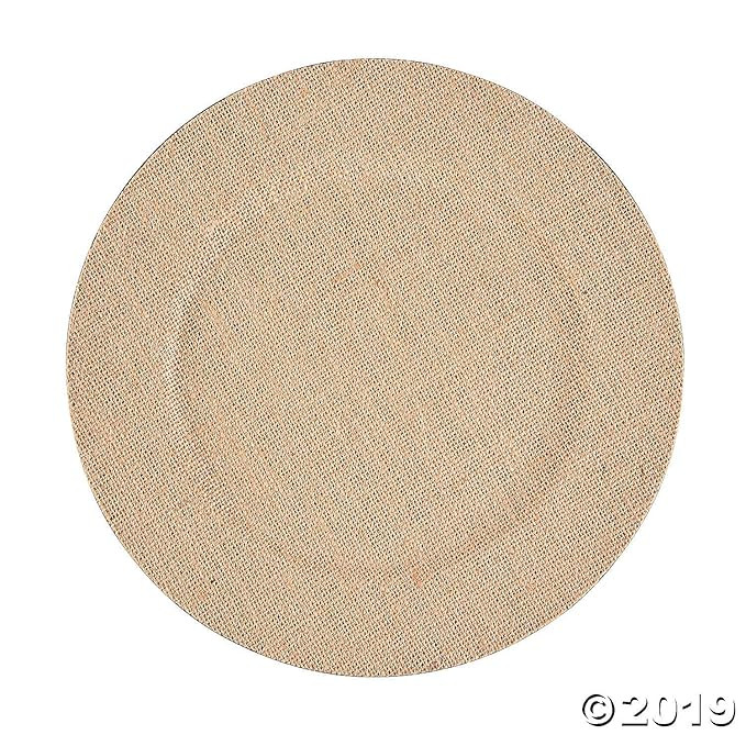 Burlap Wedding Chargers - Professional Party Decoration 13751815B866 | Amazon (US)