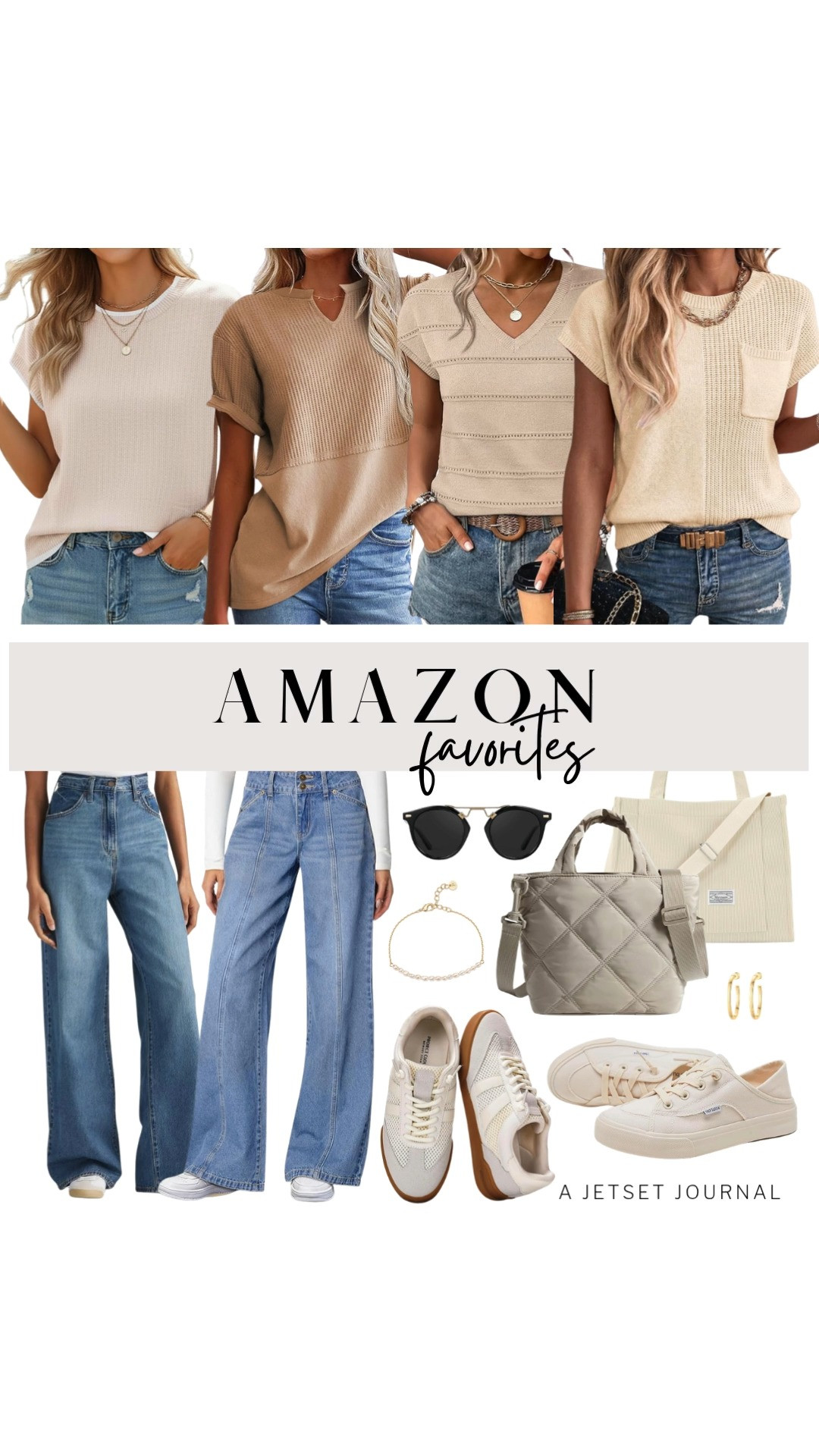 This week’s Amazon Favorites are here! Check out these knit tops that are giving a chic vibe. I love this trendy asymmetrical crewneck top and another one with cap sleeves, both of which look cool with these baggy jeans from Levi’s. I also found a large-compartment tote bag and PAVOI accessories that are perfect for a stylish look.


#LTKSeasonal #LTKSaleAlert #LTKTravel 

 