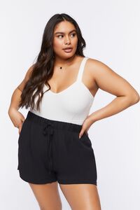 Plus Size High-Rise Shorts | Forever 21 | Forever 21 (US)