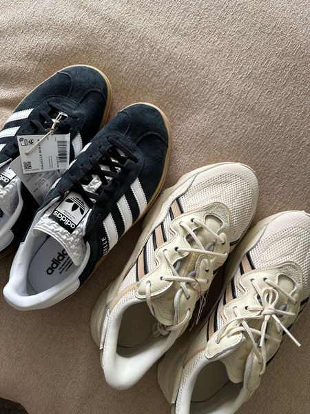 Neutral adidas sneakers! Casual style- outfit inspo- casual outfit inspo run big! Size down half size 

#LTKFindsUnder100 #LTKFitness #LTKStyleTip