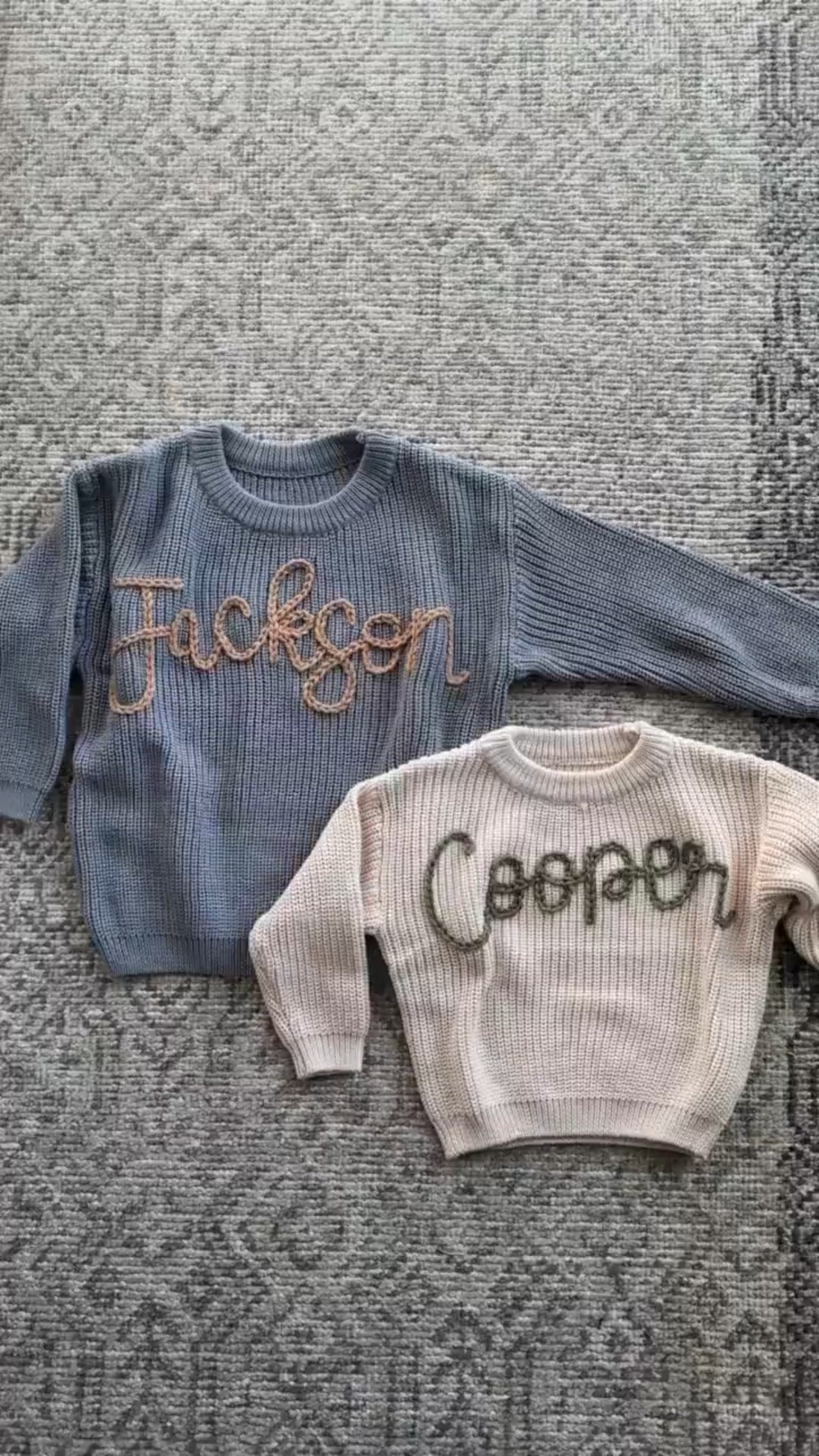 Perfect holiday sweaters!!

Etsy, coordinated shirts, personalized sweater, name sweater for baby, name sweater for toddler, sweater, toddler fashion, infant fashion, newborn fashion, Grace White

#LTKHoliday #LTKGiftGuide #LTKKids
