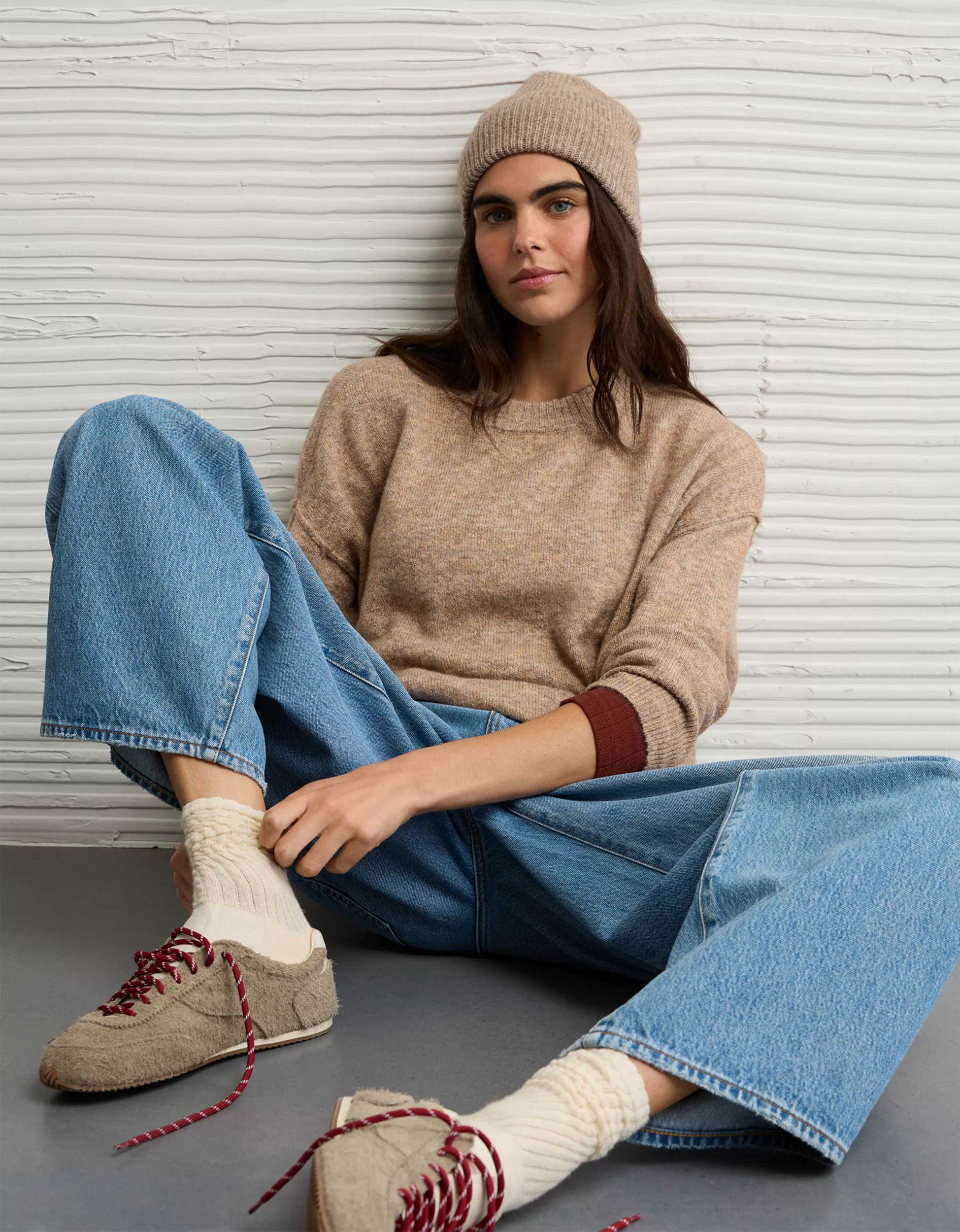 AE Whoa So Soft Classic Crew Neck Sweater | American Eagle Outfitters (US & CA)