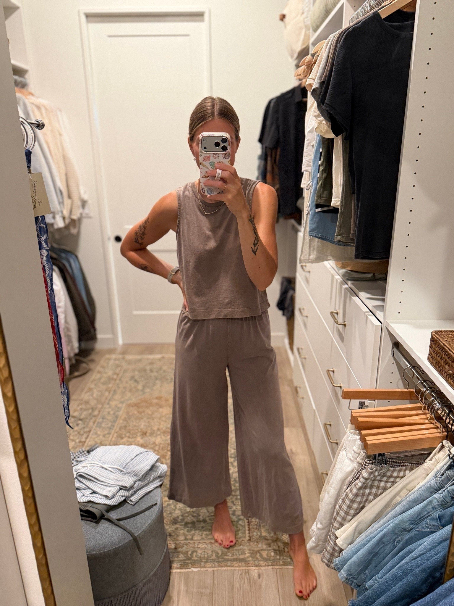 Love this brown set! Wearing a S in top and bottom. Multiple colors and fabric types available!

#LTKootd #LTKmomlife