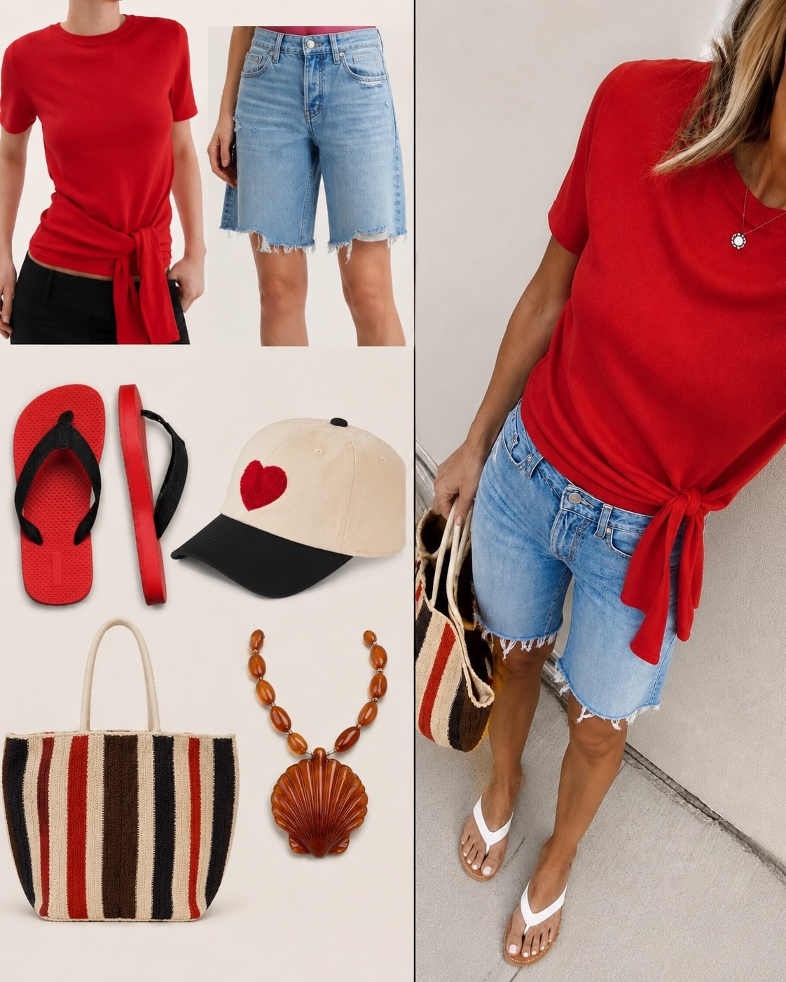 Summer outfit and 4th of July outfit idea

#LTKootd