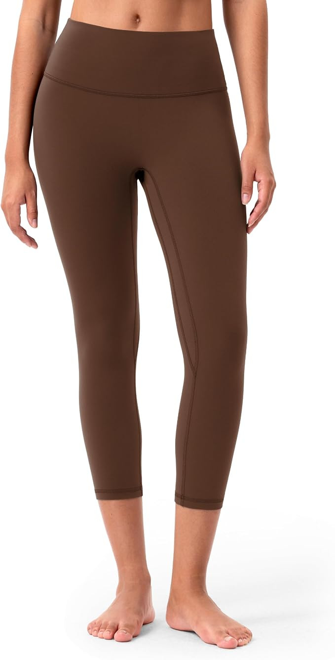 Colorfulkoala Dreamlux No Front Seam Capris Leggings 21" Inseam | Amazon (US)