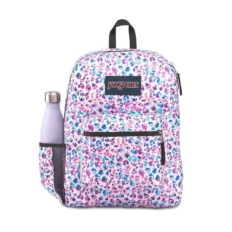 JanSport Unisex Cross Town Backpack School Bag Multi-Color Leopard Dots | Walmart (US)