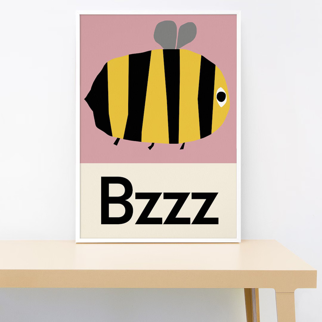 Bzzz- Animal Sounds Print | Etsy (US)