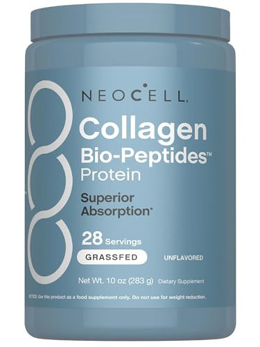 NeoCell Collagen Bio-Peptides Powder | 10oz | Super Hair, Skin, and Nails | Superior Absorption | Grassfed Protein Supplement | Advanced with 18 Essential Amino Acids | Amazon (US)