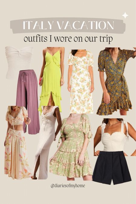 Outfits I wore on our trip to Italy a year ago! 

#italy #outfitideas #dresses #outfitinspo #outfitideas #positano #capri #amalfi 

#LTKFindsUnder50 #LTKStyleTip #LTKSeasonal