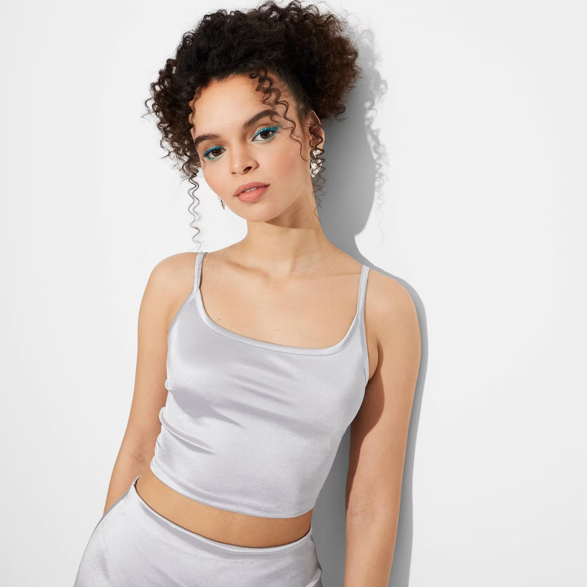 Women's Shine Knit Tiny Tank Top - Wild Fable™ | Target
