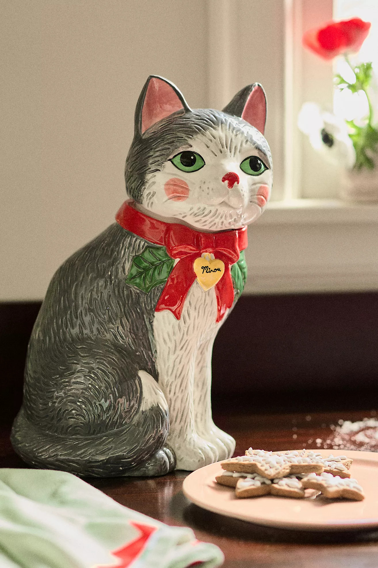 Peluche Cat Cookie Jar | Anthropologie (US)