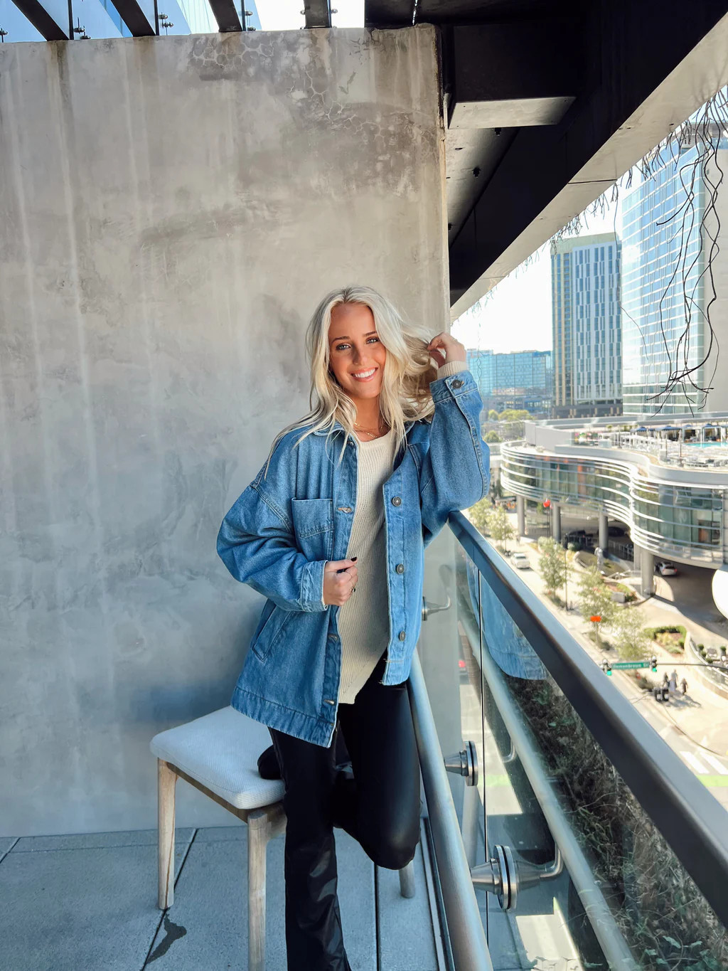Madison City Denim Jacket - Solar Wash | cocolillys