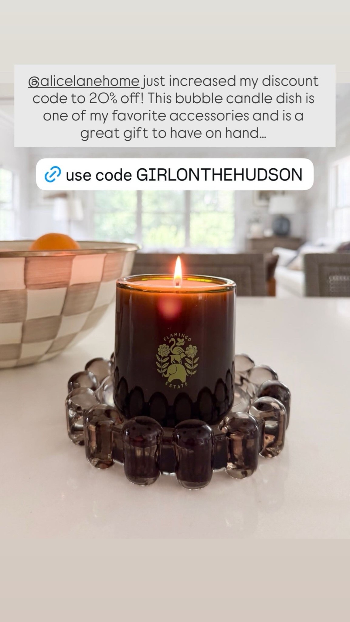 This bubble candle dish is another amazing accessory that you never knew you needed! It elevates the look of any candle (you can also use it as a coaster). Comes in two sizes and three colors — use code GIRLONTHEHUDSON for 20% off!

#LTKSaleAlert #LTKHome #LTKdayinmylife