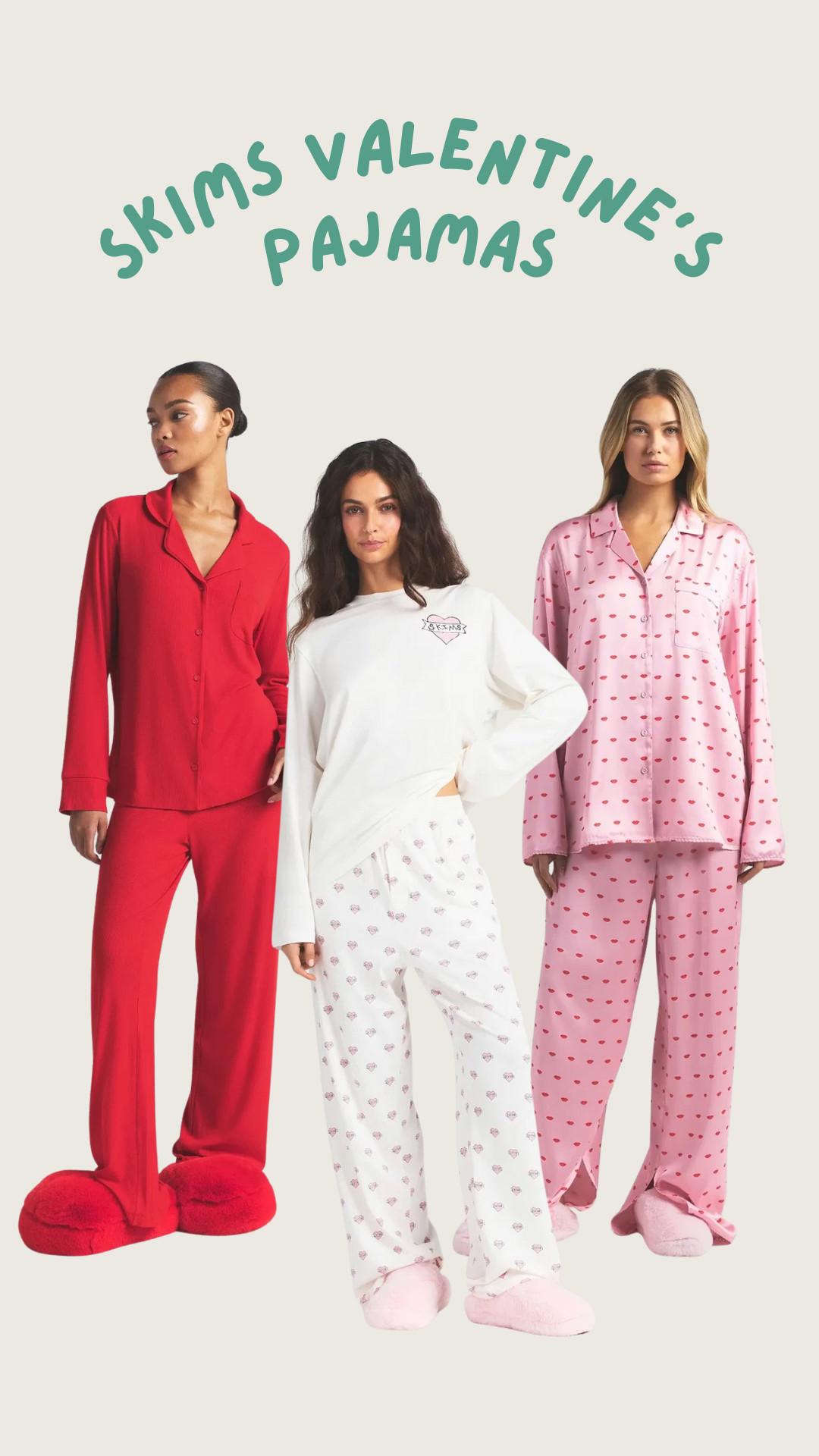 Skims Valentine's Day Pajamas! 

 #LTKValentine #LTKselfcare #LTKHome