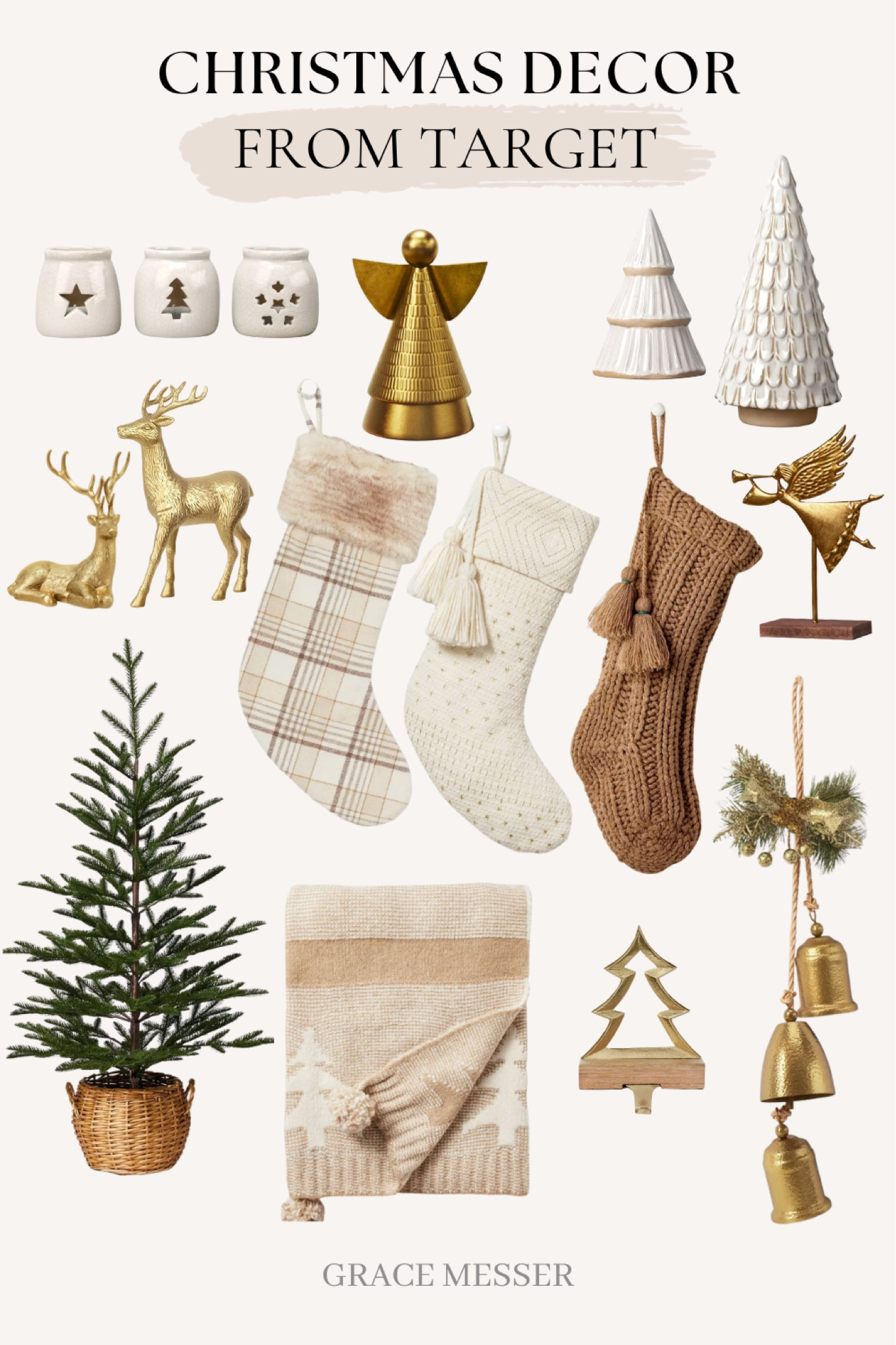Neutral Christmas decor from Target!🤍 #targetstyle #targethome #neutralchristmas #whitechristmasdecor #christmasdecor #neutralhomedecor #threshold #studiomcgee #goldchristmas

#LTKHolidaySale #LTKSeasonal #LTKHoliday