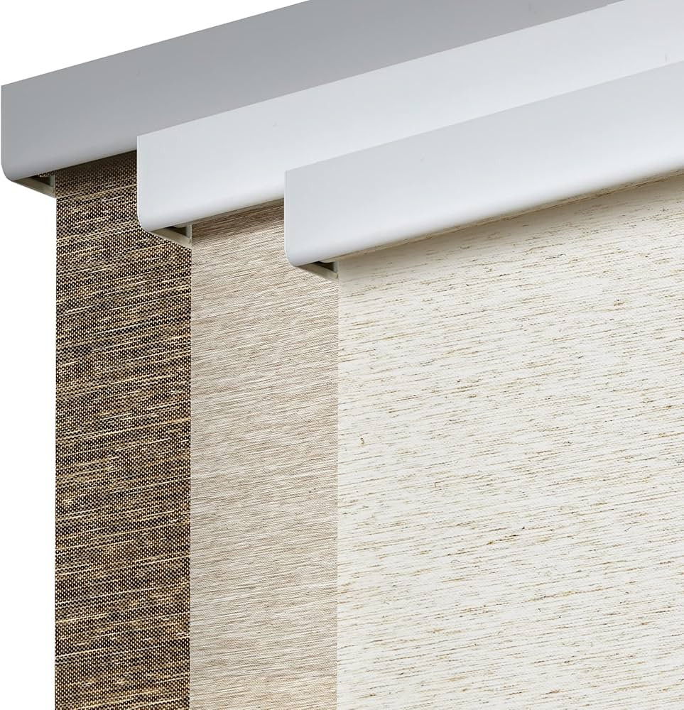 Persilux Free-Stop Cordless Roller Shades for Windows Blinds Light Filtering Roller Blinds (Khaki... | Amazon (US)