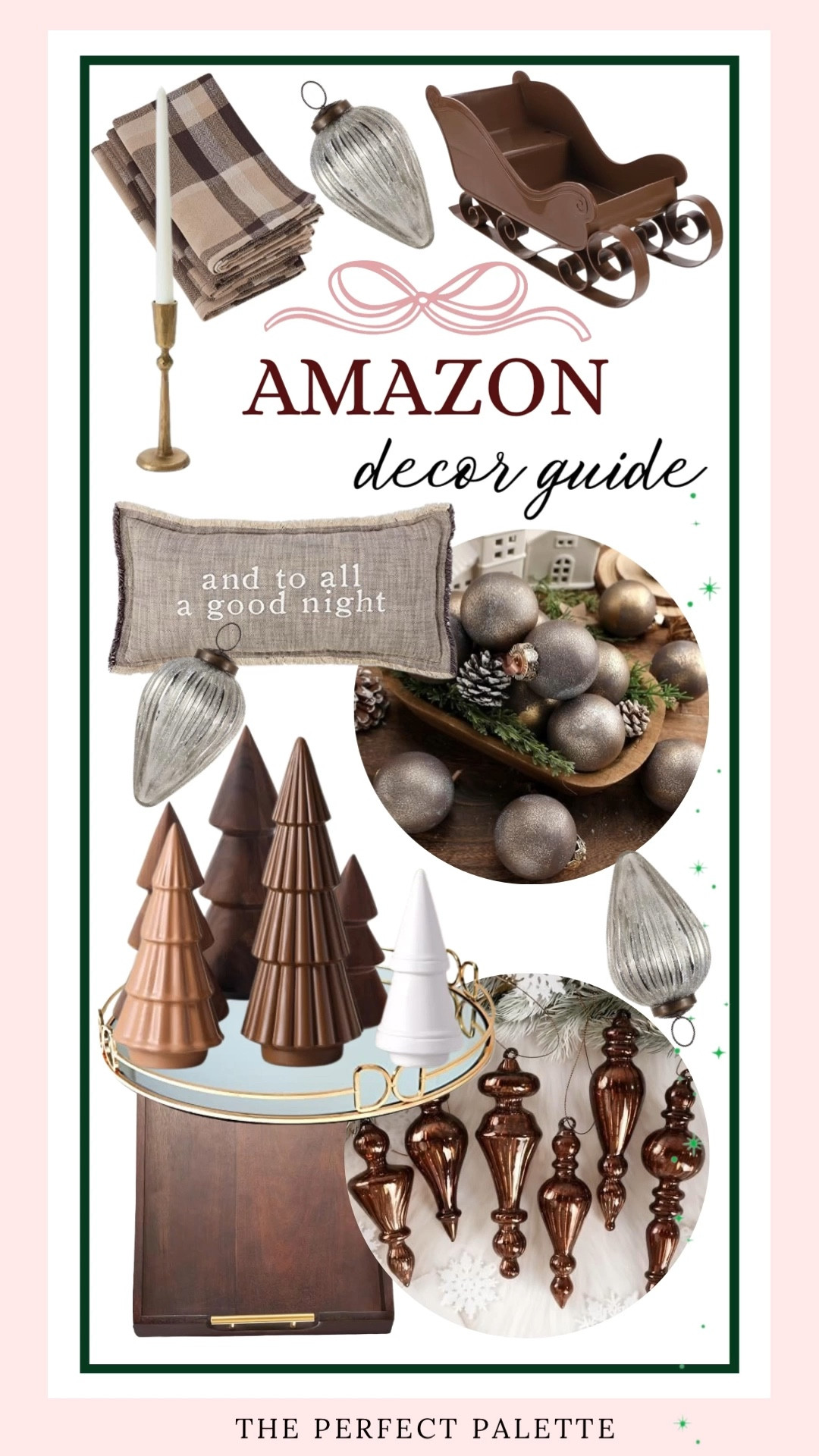 Amazon Christmas Decor, Cozy brown decor, Christmas trees, and the prettiest ornaments! 

Amazon, brown Christmas decor, Christmas table, Amazon home, Christmas decor, Christmas tablescape, Holiday tablescape, Christmas place setting, Holiday place setting, Place setting, Christmas party, Christmas centerpiece, Holiday centerpiece. holiday party. holiday table.   

#LTKFindsUnder50 #LTKFindsUnder100 #LTKSaleAlert #LTKSeasonal


#LTKHome #LTKHoliday #LTKGiftGuide