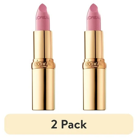 (2 pack) L'Oreal Paris Colour Riche Original Satin Lipstick for Moisturized Lips, 165 Tickled Pink | Walmart (US)