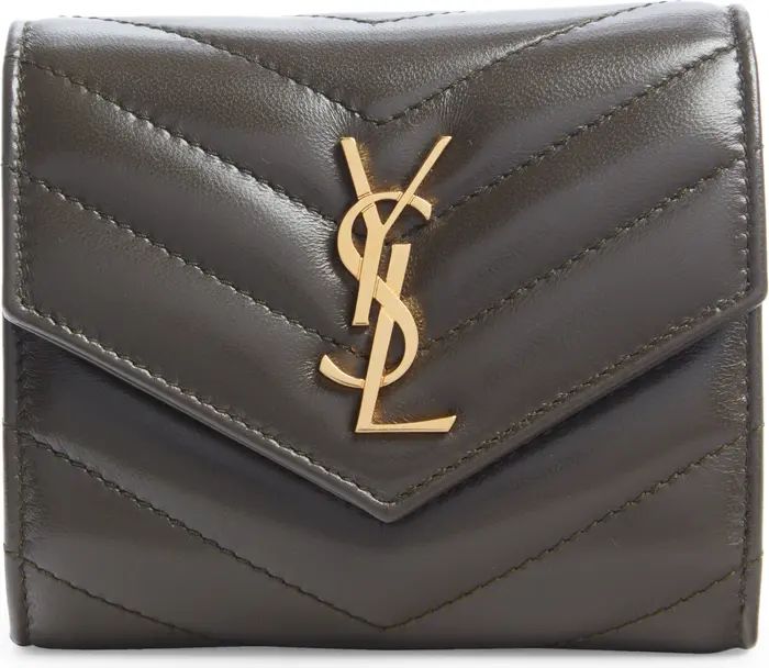 Small Matelassé Leather Envelope Wallet | Nordstrom