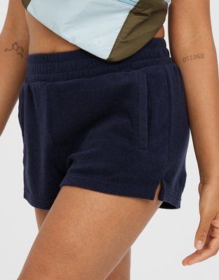 OFFLINE By Aerie Summer Lights Terry Short | American Eagle Outfitters (US & CA)