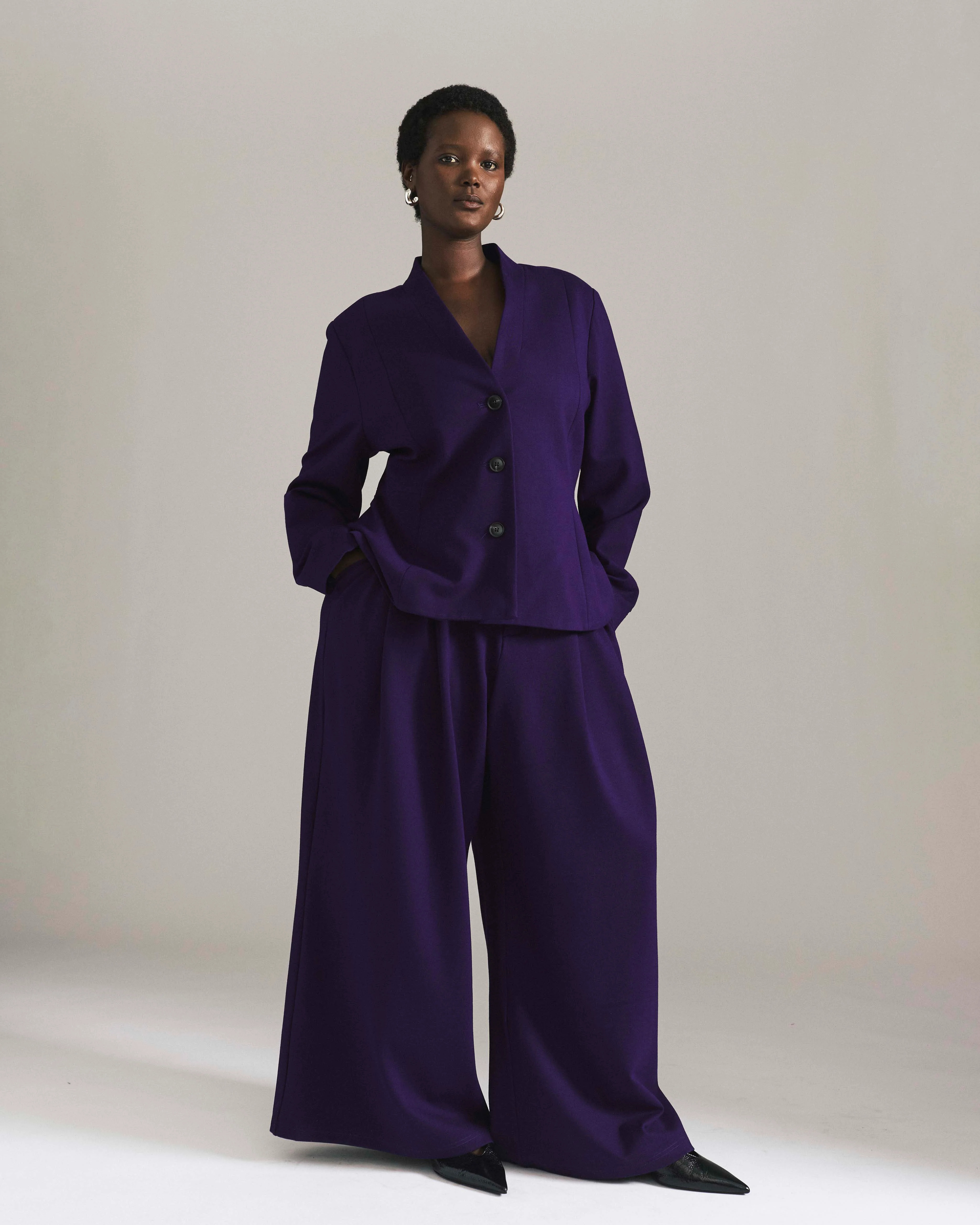 Kenton Peplum Ponte Blazer - Supernova | Universal Standard