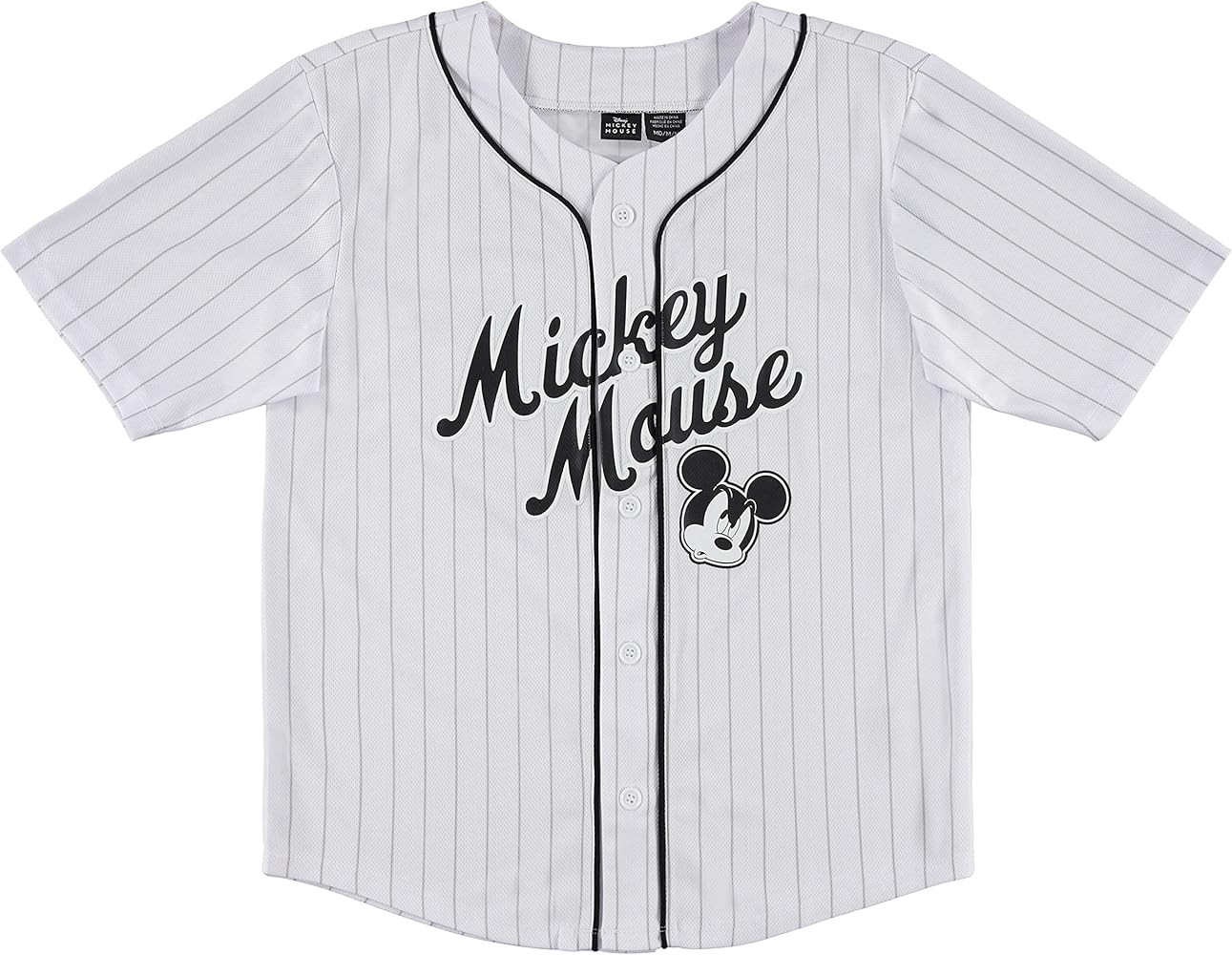 Disney Boys' Mickey Mouse Mesh Button Down Baseball Jersey | Amazon (US)