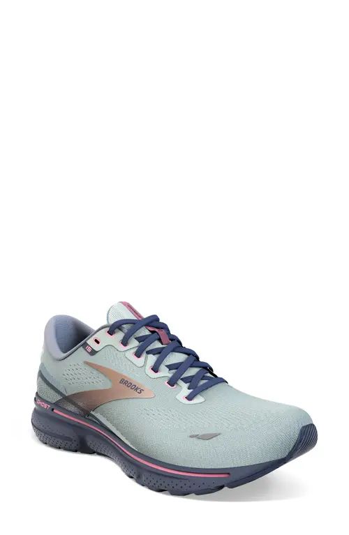 Brooks Ghost 15 Running Shoe in Spa Blue/Neo Pink/Copper at Nordstrom, Size 10.5 | Nordstrom
