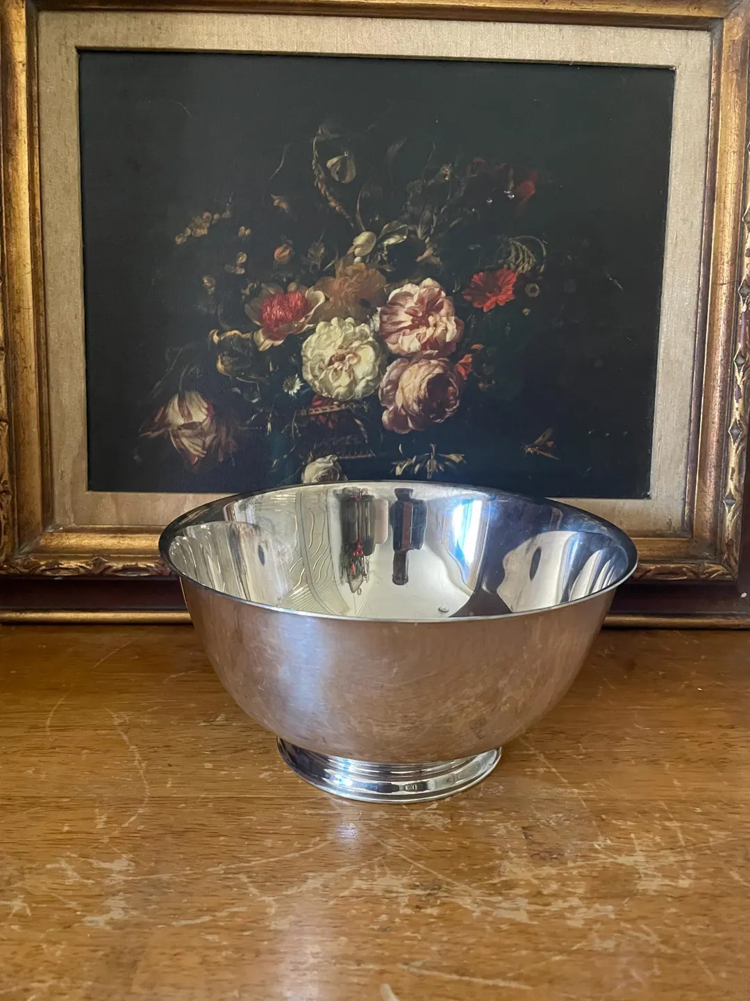 Vintage Paul Revere Style Silver Plated Serving Bowl - Etsy | Etsy (US)