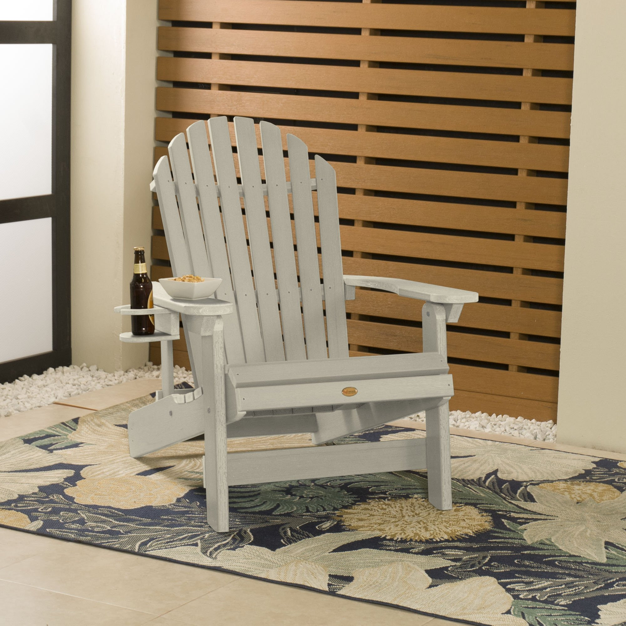 Highwood AD-KITKING1-WAE Hamilton King Size Folding & Reclining Adirondack Chair with Cup Holder,... | Amazon (US)