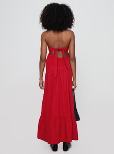 Kazia Maxi Dress Red | Princess Polly US