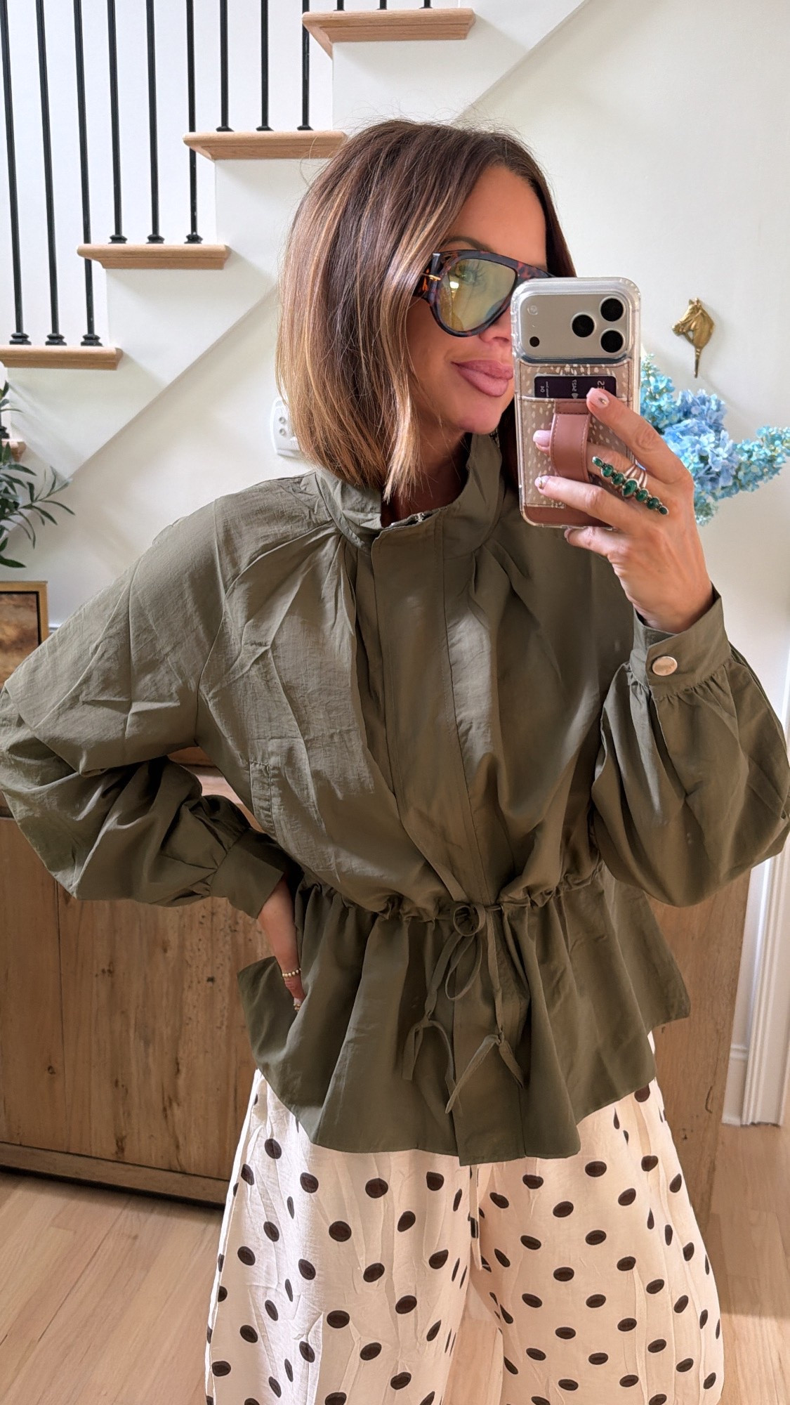amazon jacket, polka dot barrel lace detail pants, and amazon sunglasses linked ♥️

#LTKootd #LTKSaleAlert #LTKBeauty