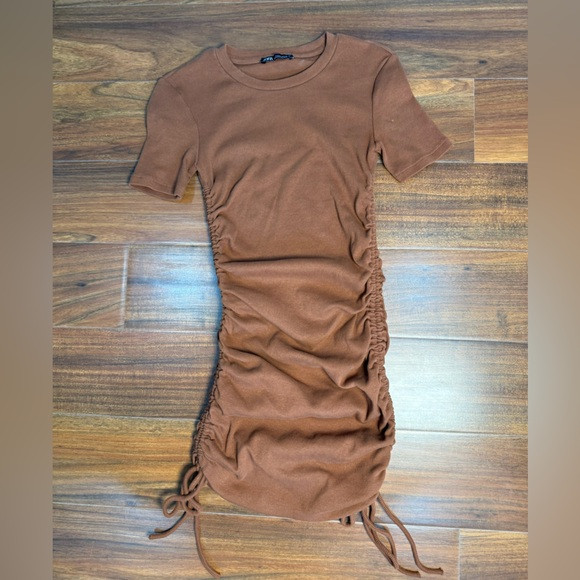 Zara Rouged Mini Dress | Poshmark
