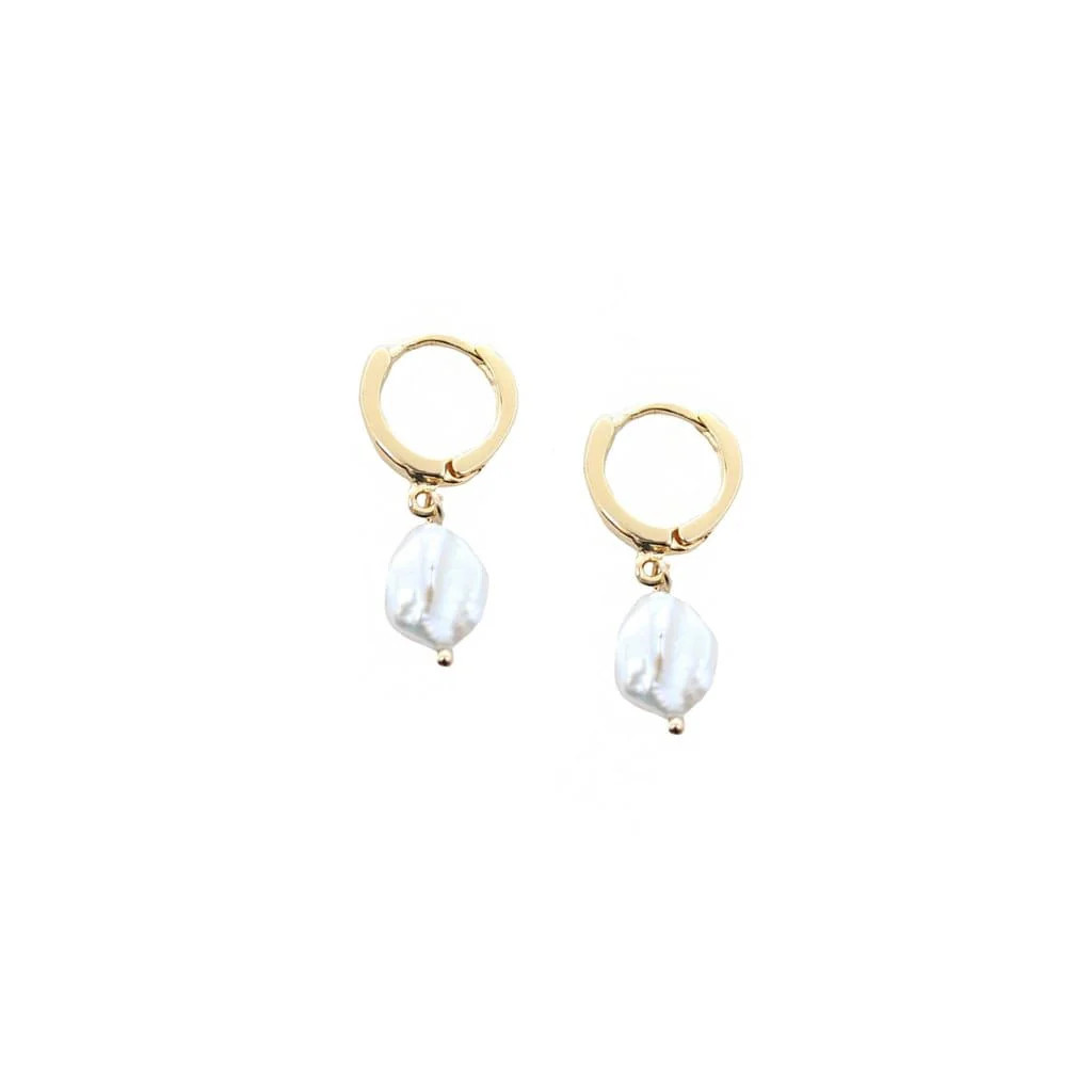 Small Alexandria Pearl Earrings | Montce