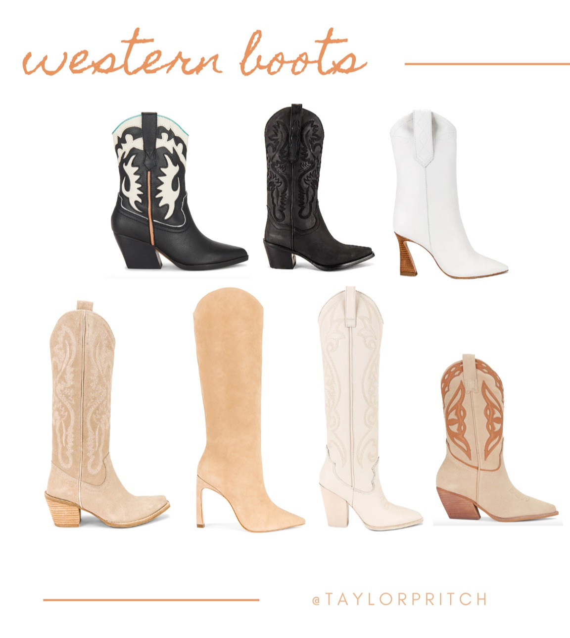 Western boots! 

#LTKSeasonal #LTKsalealert #LTKGiftGuide
