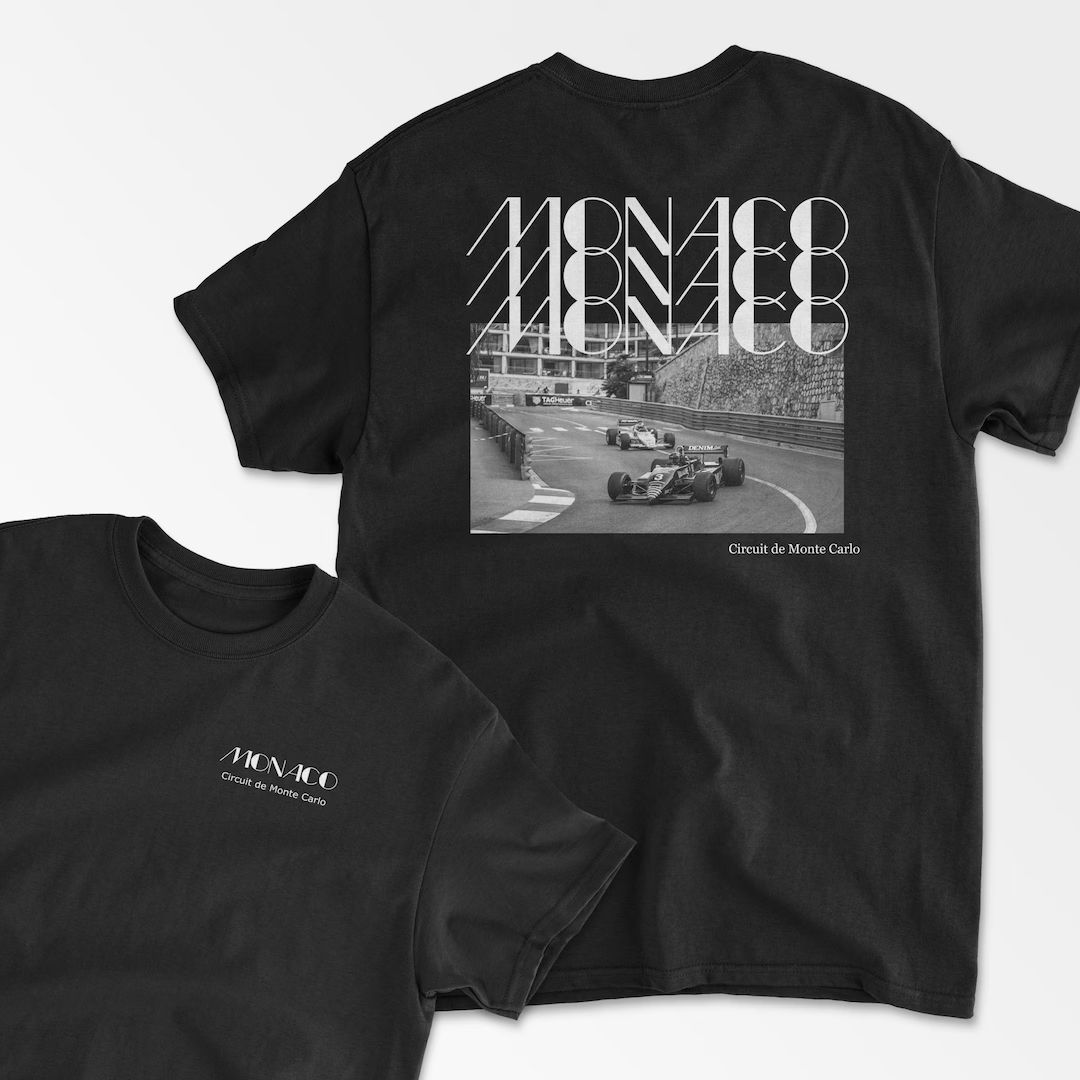 Monaco F1 Tshirt Formula One Tee Circuit de Monte Carlo F1 Gift Racing Inspired Shirt Aesthetic R... | Etsy (US)