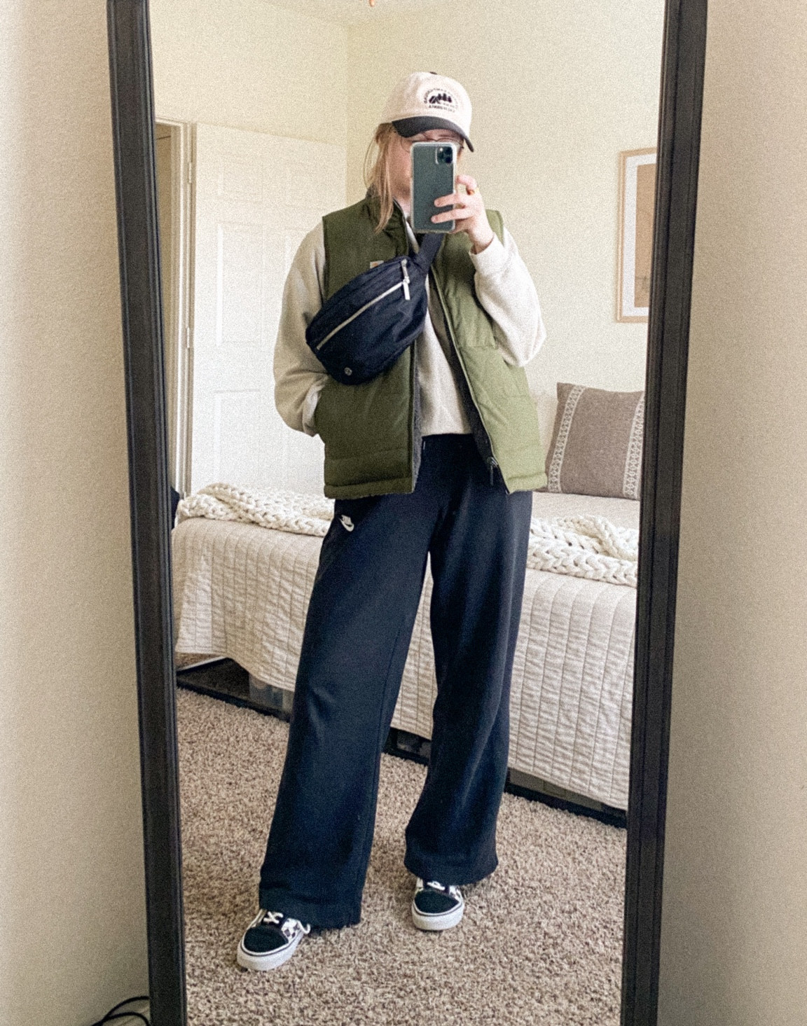 I call this fit “mom is barely functioning today” feat. the best sweatpants 🤌🏻 p.s. if you’re looking for a good Christmas gift, this belt bag gets a 10/10 (and it’s on sale for $29!!)

#LTKSaleAlert #LTKFindsUnder50 #LTKGiftGuide