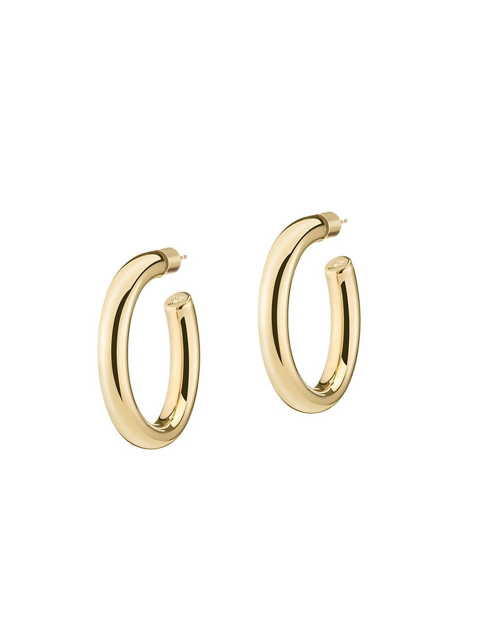 Law 10K-Gold-Plated Mini Oval Hoop Earrings | Saks Fifth Avenue