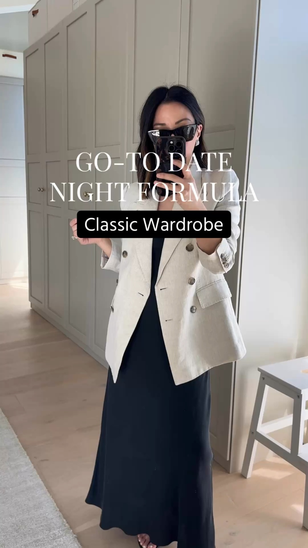 Spring outfit ideas. Spring dresses.

Banana Republic linen blazer petite 4 (old)
J.Crew slip dress 2 (old)
J.Crew heels 5 (old)
YSL Sunglasses 
J.Crew earrings

Spring outfits 2026, spring dresses, spring style, petite style, black dress, date night outfits 

#LTKSeasonal #LTKPetite #LTKootd