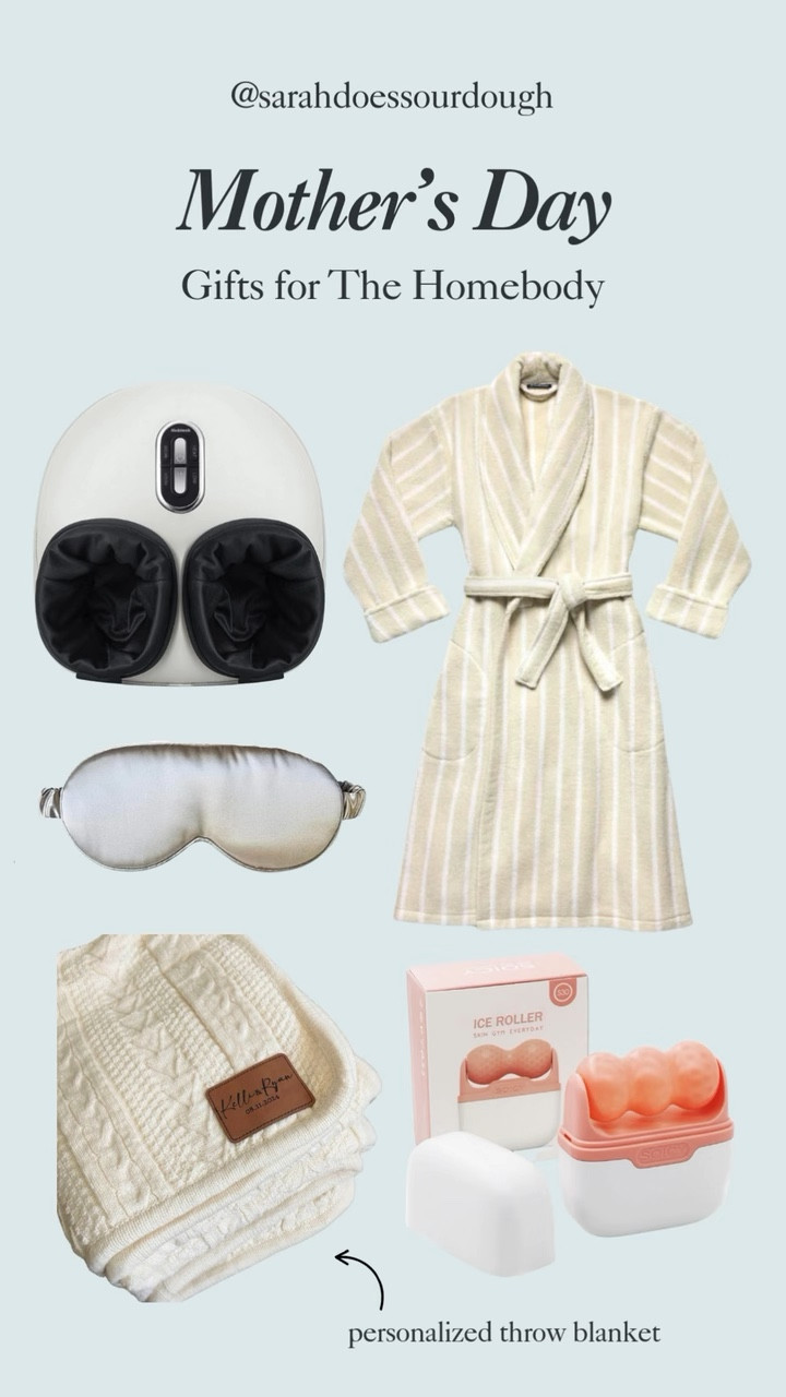 For the mom who’d rather stay in — soft robes, cozy blankets, and little luxuries that make home the best place to be. 💐

#LTKU #LTKGiftGuide #LTKWatchNow