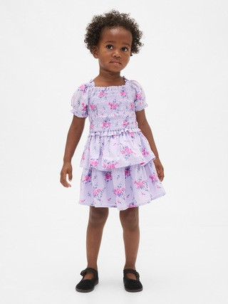 Baby & Toddler Smocked Puff-Sleeve Dress | Gap (US)