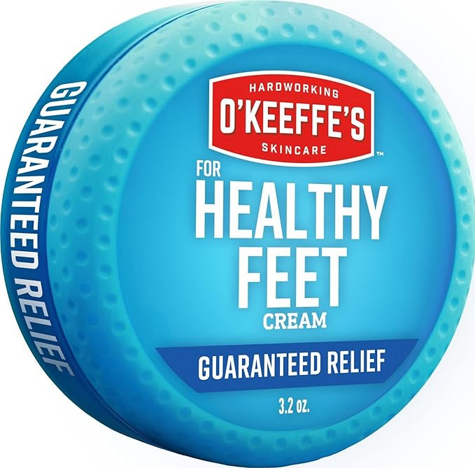 O'Keeffe's for Healthy Feet Foot Cream - 3.2 oz Jar (1 Pack) - Guaranteed Relief for Extremely Cr... | Amazon (US)